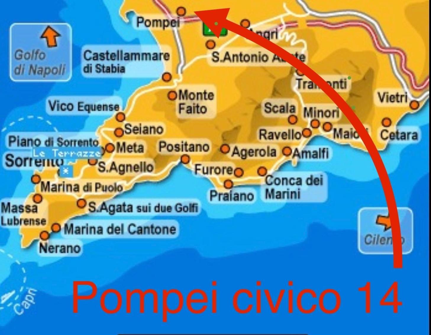 Pompei Civico 14 Lägenhet Boscoreale Exteriör bild